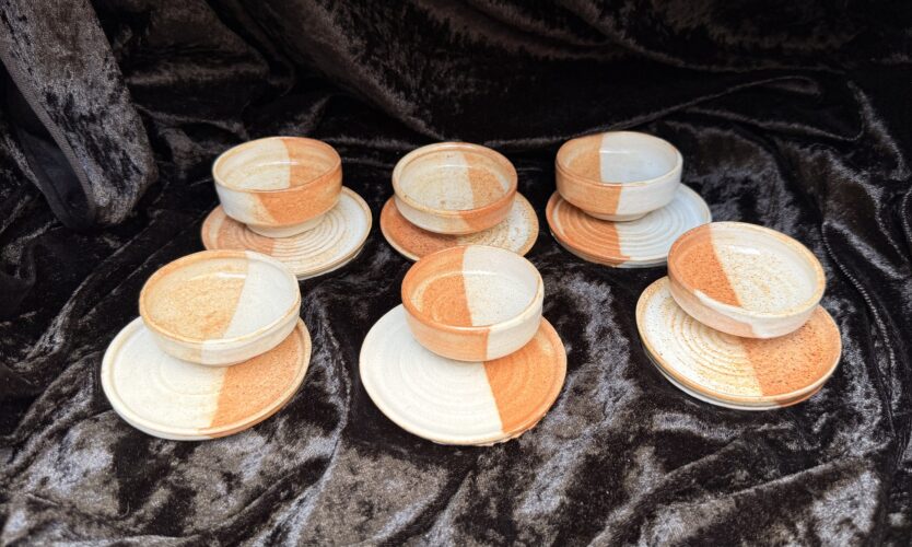 Ciotola set (1+1) €15,= houtstook La Borne 2025