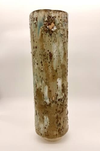 Vaas corteccia di betulla 40cm hoog €150,=